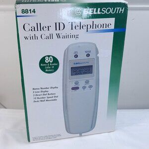 NEW BellSouth Telephone Caller ID Corded Phone call waiting bell south 8814